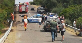 Copertina di Scontro tra un’auto e due moto in provincia di Oristano: tre morti e due feriti. L’incidente innesca un incendio