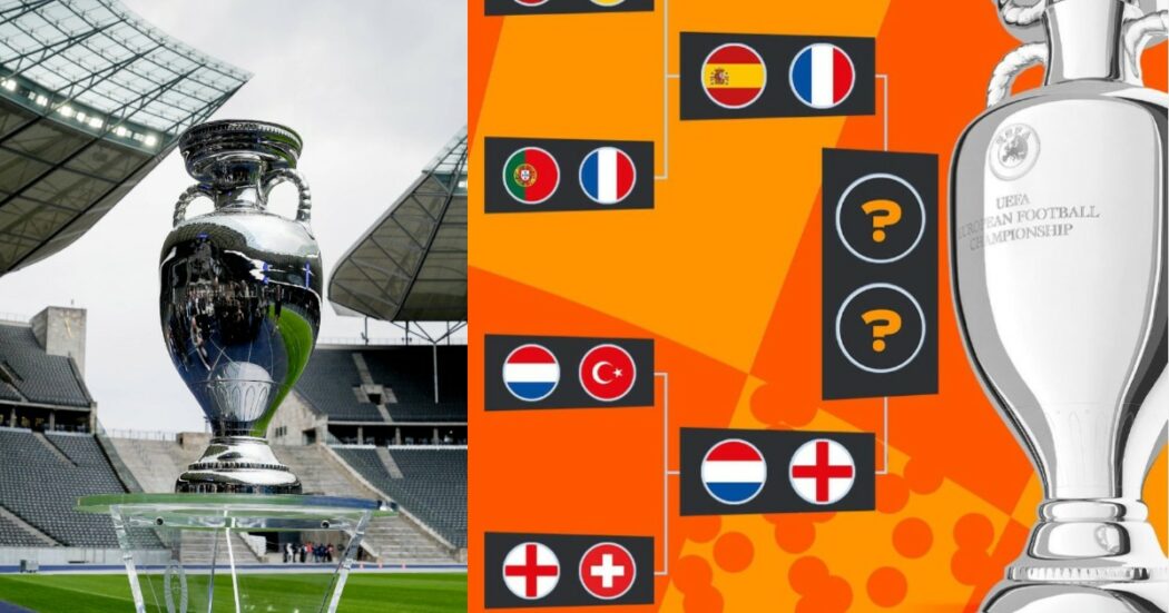 Europei 2024, il tabellone delle semifinali | Calendario, partite e dove vederle in tv (Sky, Now, Rai)