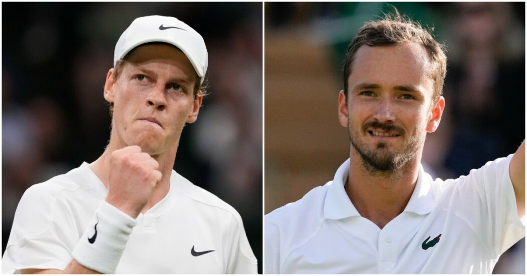 Sinner-Medvedev, la diretta della sfida nei quarti di finale di Wimbledon: segui il live
