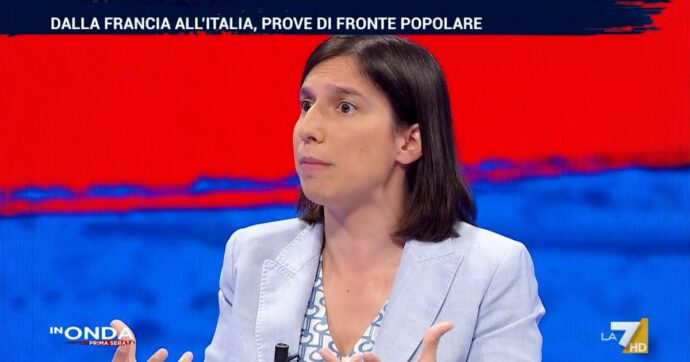 Copertina di Rainews oscura il voto in Francia, Schlein a La7: “Dovrebbe dimettersi il direttore Petrecca, non Baldi. Così non è più servizio pubblico”