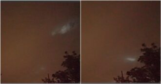 Copertina di Ufo, cosa c’è dietro “la misteriosa danza notturna delle luci sulle nuvole”? Lo strano avvistamento di un fotografo: “Era una zona buia, è durata un paio d’ore”