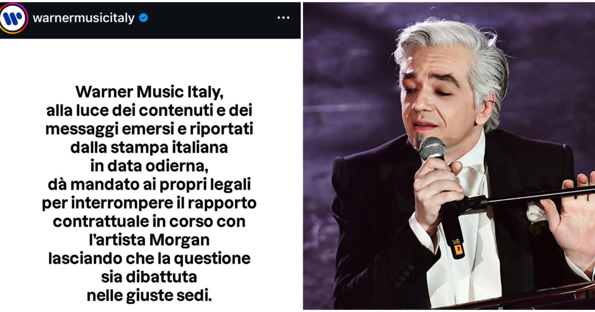 Bufera su Morgan accusato di stalking e diffamazione: Warner Music Italia interrompe il contratto. La Rai smentisce l’artista: “Nessuna firma”