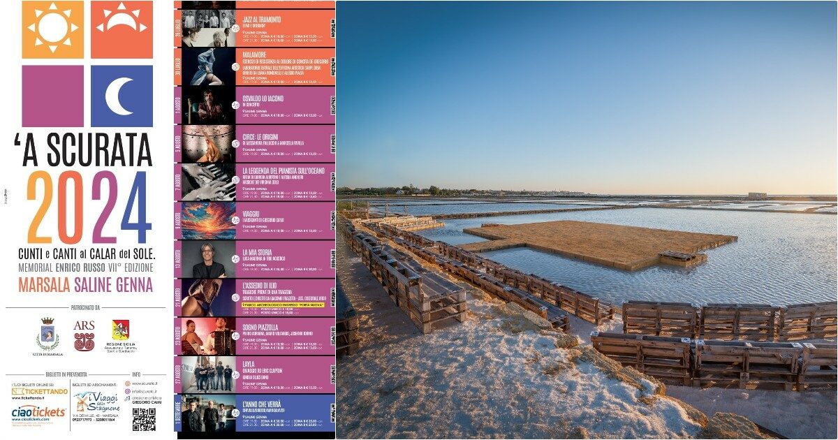 ‘A Scurata, alle antiche saline di Marsala musica e teatro su un palcoscenico ecosostenibile