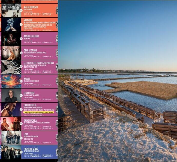 ‘A Scurata, alle antiche saline di Marsala musica e teatro su un palcoscenico ecosostenibile