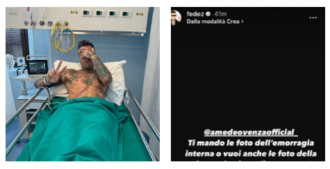 Copertina di “Gli farei vedere la gente in ospedale che lotta per davvero”, Fedez s’infuria e risponde al commento: “Ti mando le foto della mia m**** piena di sangue così dai un senso alla tua vita? Ratto”