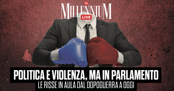 Copertina di MillenniuM Live, politica e violenza ma in Parlamento: le risse in aula dal Dopoguerra a oggi