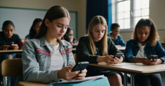Copertina di Valditara vieta gli smartphone in classe fino alle medie: “Sanzioni a chi disobbedisce”. E i compiti andranno segnati sempre sul diario