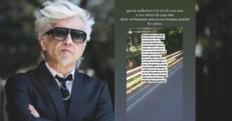 Copertina di Il post di Morgan vicino casa di Schiatti. Lei: “Ho paura”