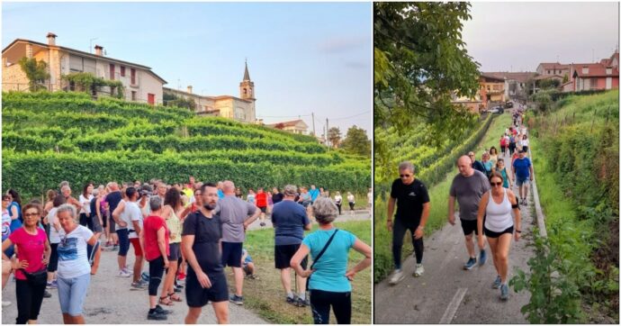 Copertina di Il paese che corre per far dimagrire il sindaco. Il primo cittadino di Valdobbiadene: “Sul muro mi hanno scritto ‘panzone’, ma non me la prendo”