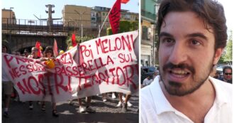 Copertina di “Governo forte con i deboli e debole con i forti, a Bagnoli si coinvolgano i cittadini”: proteste a Napoli per la visita di Giorgia Meloni