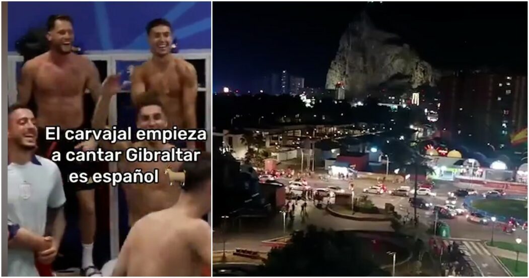 “Gibilterra è spagnola”, caroselli al confine e cori contro gli inglesi dopo la vittoria agli europei. Sui social i video degli sfottò