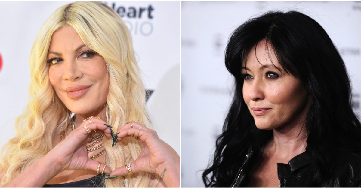 “Shannen Doherty era una ribelle, ha dato forza alla sensualità, a due sc**ate, all’empatia, il suo umorismo sarcastico lo amavo”: Tori Spelling commossa