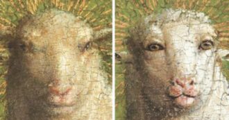 Copertina di Le lacrime di fronte alla meraviglia divina dell’Agnello mistico