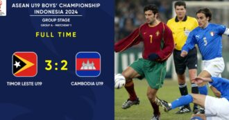 Copertina di Coppa d’Asia U19, il Timor Est batte la Cambogia: gol di Luis Figo e Vabio Canavaro