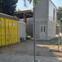 Gjader (Albania), 17 luglio 2024 – Il cantiere del centro di permanenza per migranti 