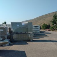 Gjader (Albania), 17 luglio 2024 – Il cantiere del centro di permanenza per migranti 