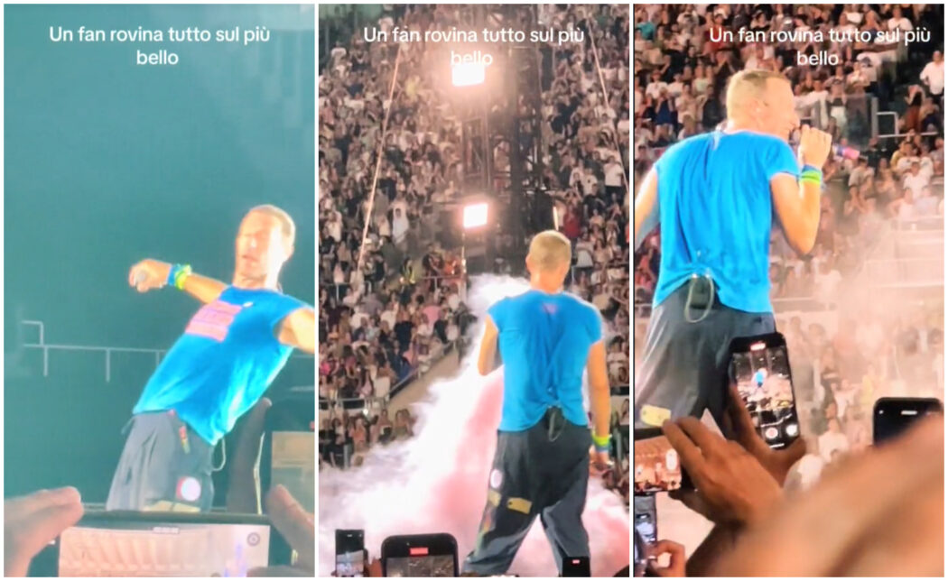 Chris Martin blocca l’esibizione e chiude il concerto dei Coldplay in anticipo: tutta colpa del gesto di un fan. Ecco cosa è successo – VIDEO