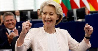 Copertina di Von der Leyen resta e raddoppia: Meloni si sfila, bis grazie a FI, Pd e Verdi