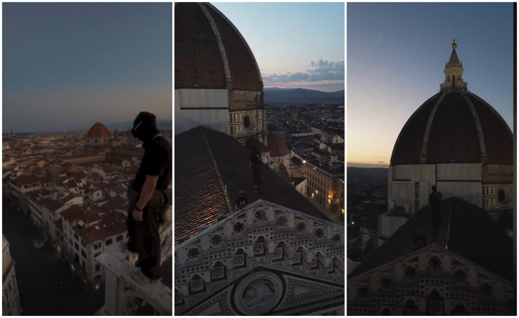 “Come Assassin’s Creed”: due ragazzi scalano nella notte il Duomo di Firenze e pubblicano il video sui social