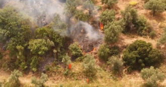 Copertina di Calabria, i droni identificano 34 piromani: le immagini degli incendi diffusi da Occhiuto. Il presidente: “È ora di finirla”