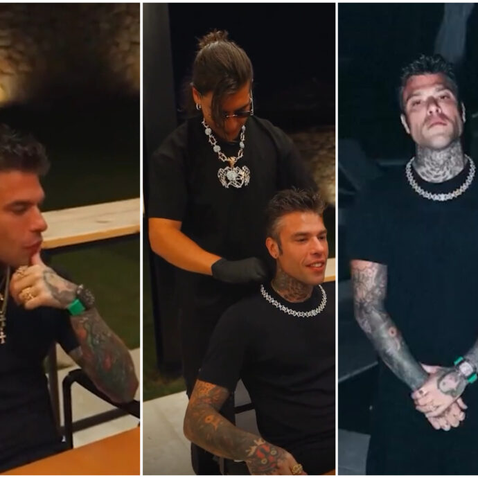 Fedez sceglie il “gioielliere dei vip” per una collana con 23 diamanti e zaffiri e un costo stratosferico (IL VIDEO)