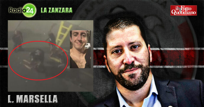 Copertina di Il portavoce di Casapound Marsella: “Il cronista aggredito? Si è solo sbucciato un ginocchio. E allora la Salis?”. Bagarre alla Zanzara