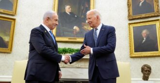 Copertina di Netanyahu alla Casa Bianca incontra Biden e la sua vice: il presidente Usa spinge per il cessate il fuoco a Gaza