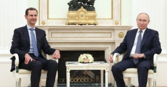 Copertina di Putin riceve l’alleato Assad: “Tendenza all’escalation in Medio Oriente, anche in Siria”