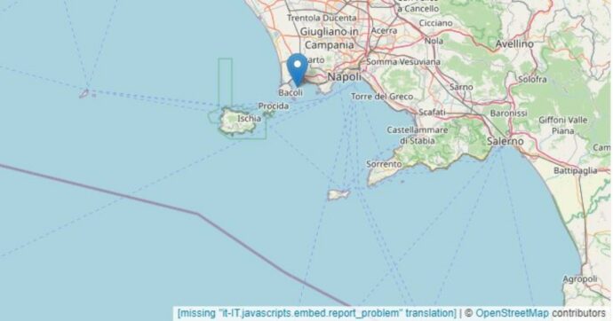 Terremoto ai Campi Flegrei: scossa di magnitudo 3.3, avvertita anche a Napoli