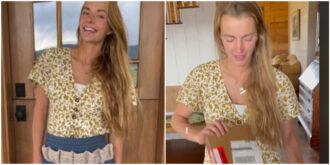 Copertina di Ballerina Farm inondata da critiche feroci: “Desideravi una vacanza in Grecia, ma il tuo marito milionario ti ha regalato un grembiule porta uova. Ti accontenti così?”