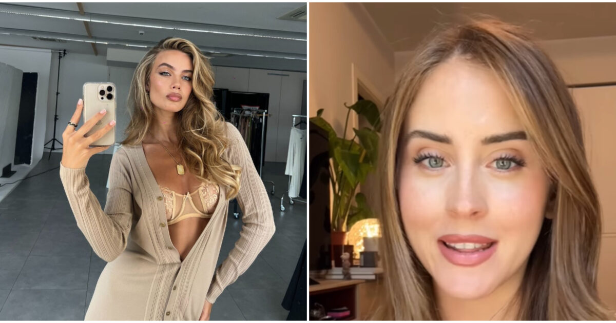 “Proprio il frame in cui si vedono Valentina Ferragni e Veronica Ferraro”: Garance Authié posta il video della sfilata e manda un messaggio a Fedez