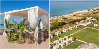 Copertina di “Un gazebo esclusivo, champagne, doccia calda e Spa per due giorni 1.200 euro”: il listino prezzi della “spiaggia più cara d’Italia” che si trova in Salento