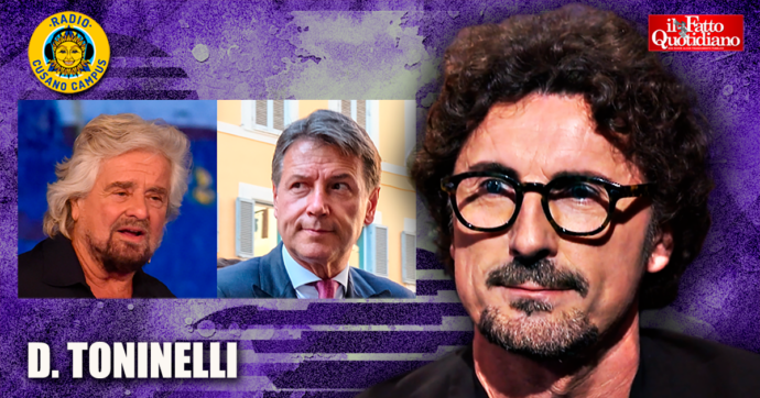 Copertina di Toninelli: “Conte e Grillo facciano pace ma il M5s non può continuare così, si torni al vaffa”. E critica duramente l’attuale Movimento