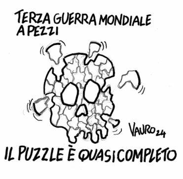 Copertina di La vignetta di Vauro