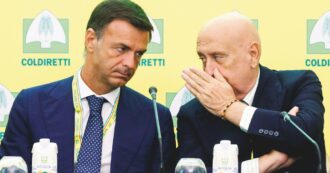 Copertina di Coldiretti, dopo la terra il presidente Prandini si prende anche la stalla. E guiderà gli allevatori italiani
