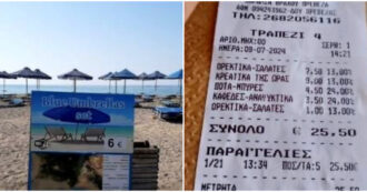 Copertina di Caro ombrelloni, gli italiani fuggono in Grecia per risparmiare: lidi da un minimo di 5 euro a un massimo di 30 euro. “Qui è il vero paradiso”