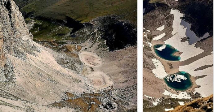 Lago di Pilato in secca, realizzata una recinzione a protezione del bacino. L’accorato appello agli escursionisti