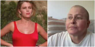 Copertina di “Le chemioterapie hanno funzionato, adesso posso programmare l’intervento”: le lacrime di gioia dell’ex star di “Baywatch” Nicole Eggert