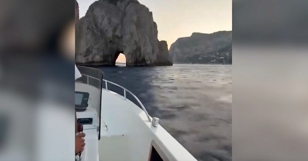 Le folli corse in motoscafo tra i Faraglioni di Capri: la videodenuncia del deputato Borrelli