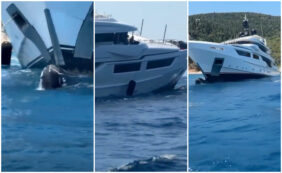 Copertina di Megayacht da 19 milioni di euro affonda in mare. Il colpevole? Un membro dell’equipaggio ha dimenticato di chiudere un portellone