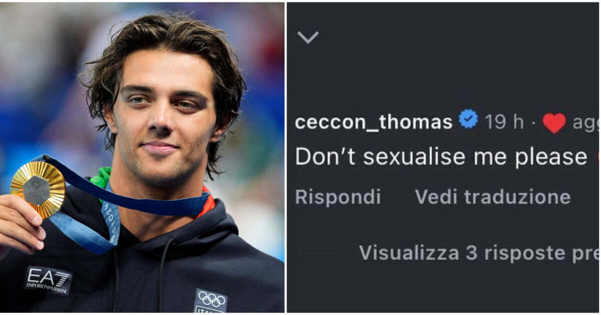 Thomas Ceccon è la star delle Olimpiadi 2024, ma lui frena: “Non sessualizzatemi per favore”