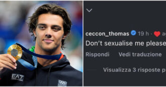 Copertina di Thomas Ceccon è la star delle Olimpiadi 2024, ma lui frena: “Non sessualizzatemi per favore”