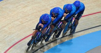 Copertina di Le frecce azzurre del ciclismo tornano a medaglia: l’Italia di Ganna è bronzo nell’inseguimento a squadre