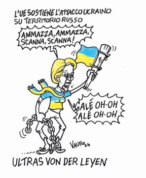 Copertina di La vignetta di Vauro