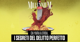 Copertina di “Da Yara a Erba, i segreti del delitto perfetto”. Rivedi la diretta di MillenniumLive con Stefano Nazzi