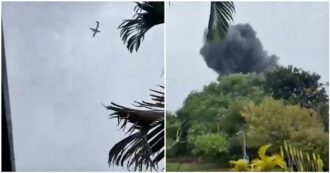 Copertina di Aereo di linea precipitato in Brasile, in un video il momento dello schianto: 62 le persone a bordo