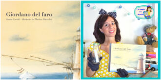 Copertina di Libri per bambini da leggere sotto l’ombrellone: un viaggio insieme a Giordano alla scoperta di chi abita “Al di là del mare”