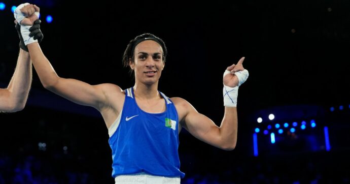 Imane Khelif, la pugile algerina al centro delle polemiche oggi in finale per la medaglia d’oro