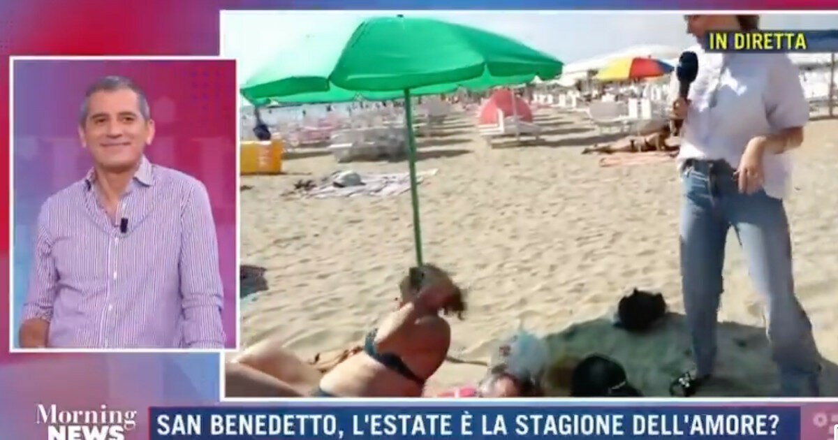 “L’estate è la stagione dell’amore?”: la risposta spiazza l’inviata di Morning News e diventa virale