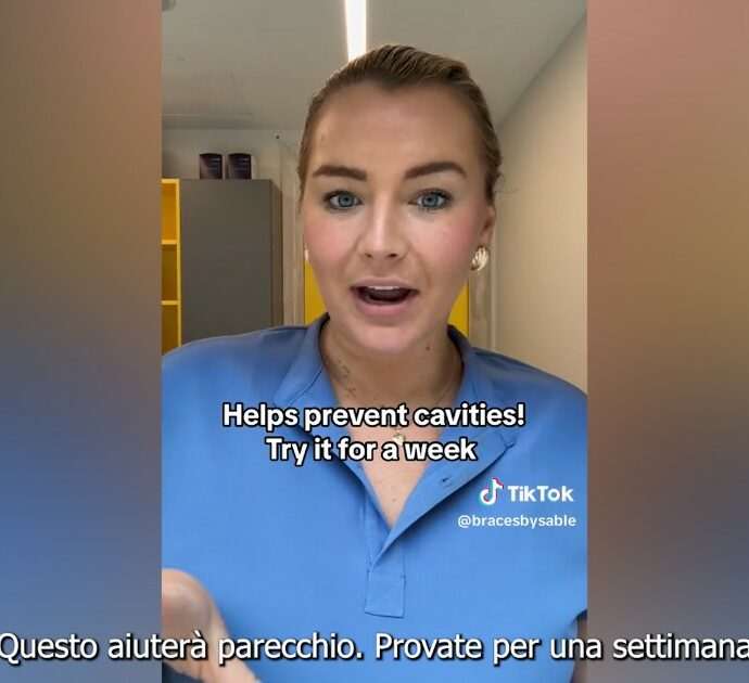 “Non sciacquate la bocca con acqua o collutorio dopo aver lavato i denti”: ecco perché secondo l’esperta – Video